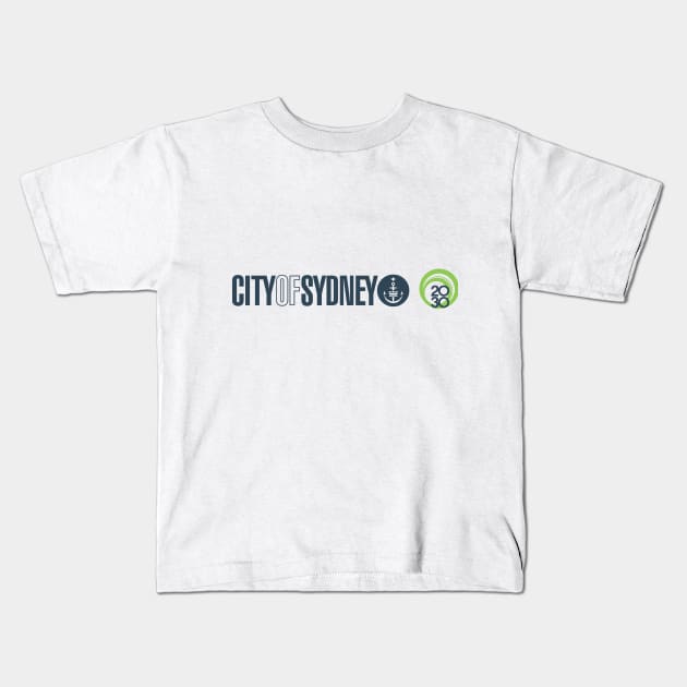 City of Sydney Kids T-Shirt by Wickedcartoons